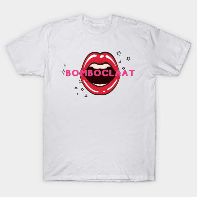 Bomboclaat glossy lips pink T-Shirt by HR-the-Chemist